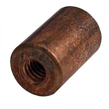 5/16 X .52 tAPPED m4 X .3" Arc Weld Stud No Thread Mild Steel Copper Coated