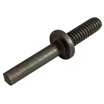 Arc Collar Stud 215 x 1-1/8" with 1/4-20 x 3/4" Mild Steel