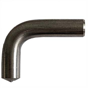 1/2" Arc Stud Bent 90 Degrees No Thread Stainless Steel
